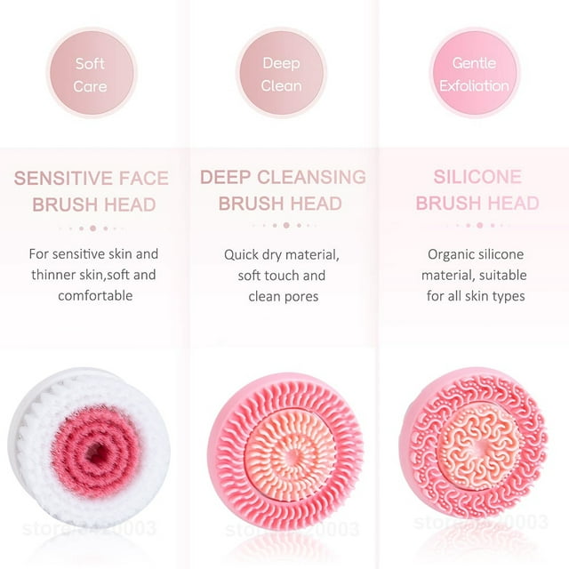 3 In 1 Electric Facial Cleansing Brush