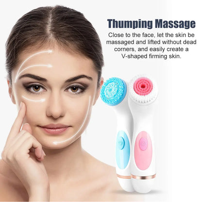 3 In 1 Electric Facial Cleansing Brush